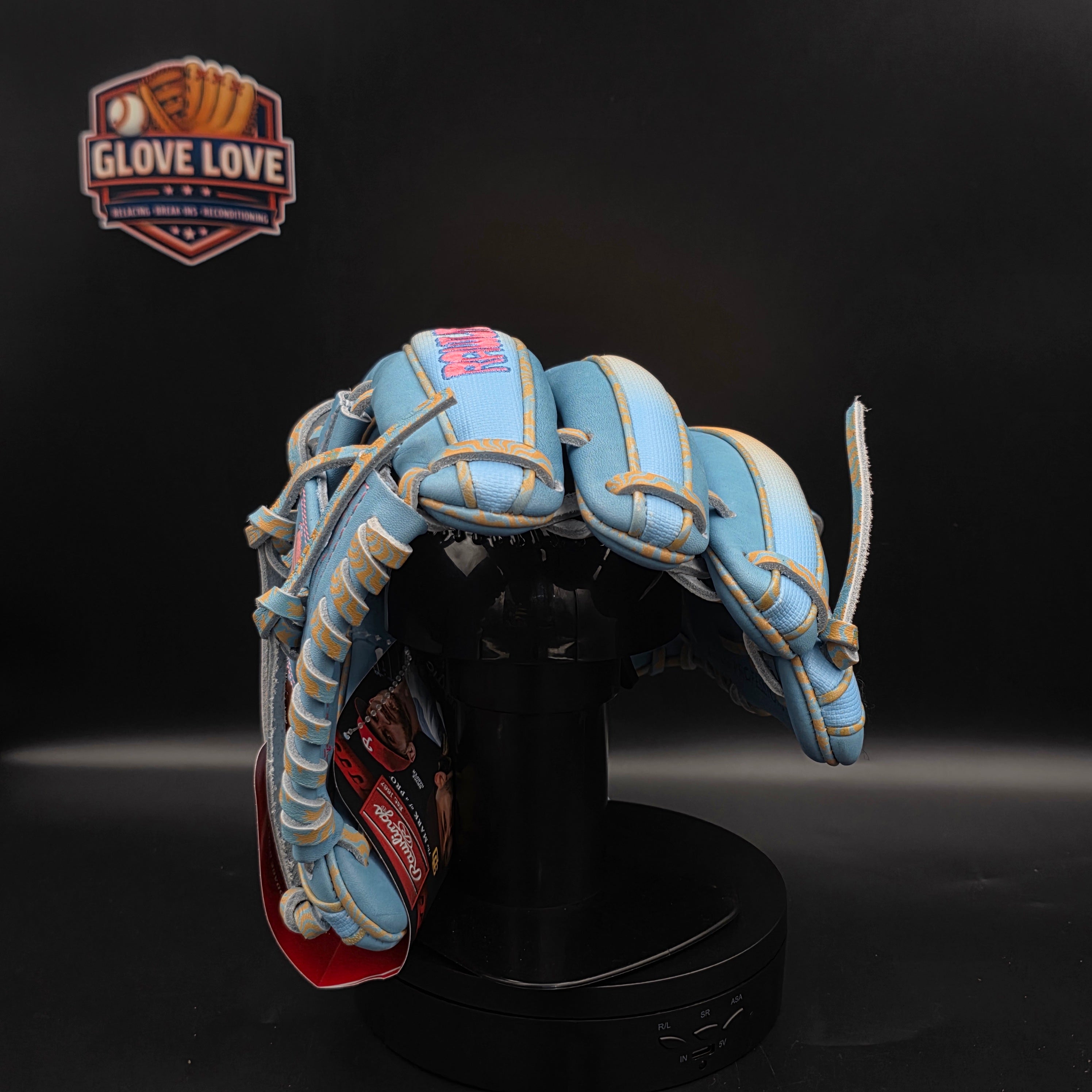 Rawlings Icon Fest Heart of the Hide Camel/Blue 11.5-Inch Infield Glove