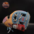 Rawlings Icon Fest Heart of the Hide Camel/Blue 11.5-Inch Infield Glove