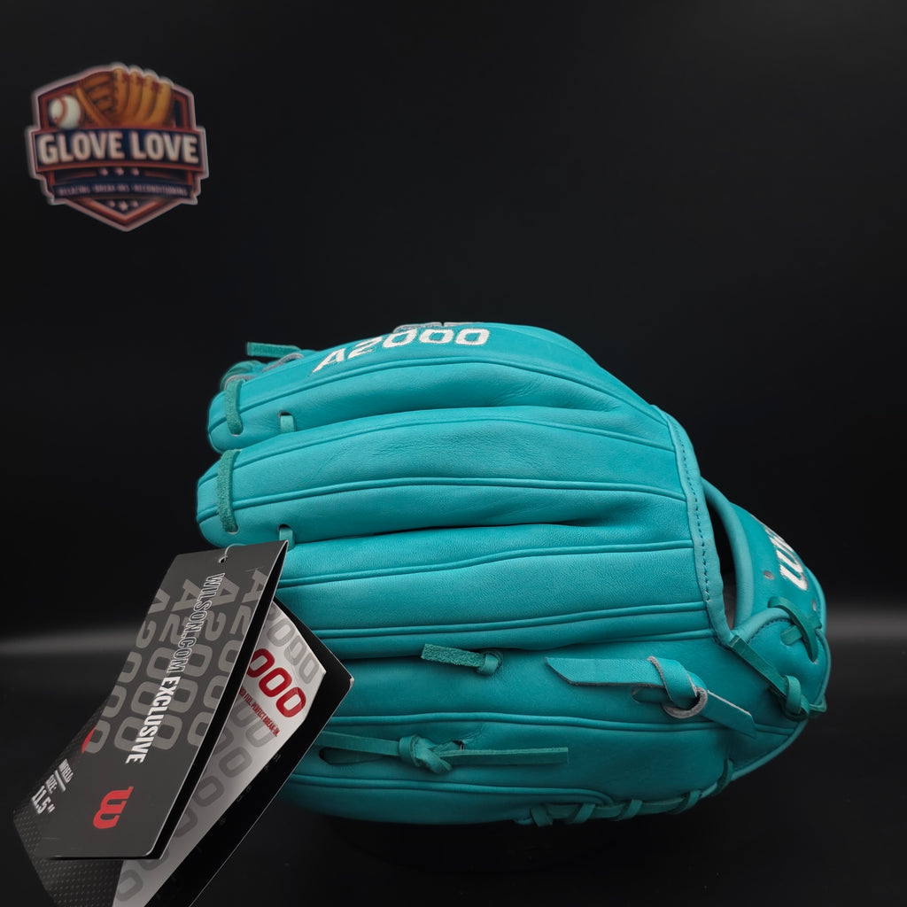 Wilson A2000 1786 "Mahi" 11.5" Infield Baseball Glove (Teal/White)  limited edition