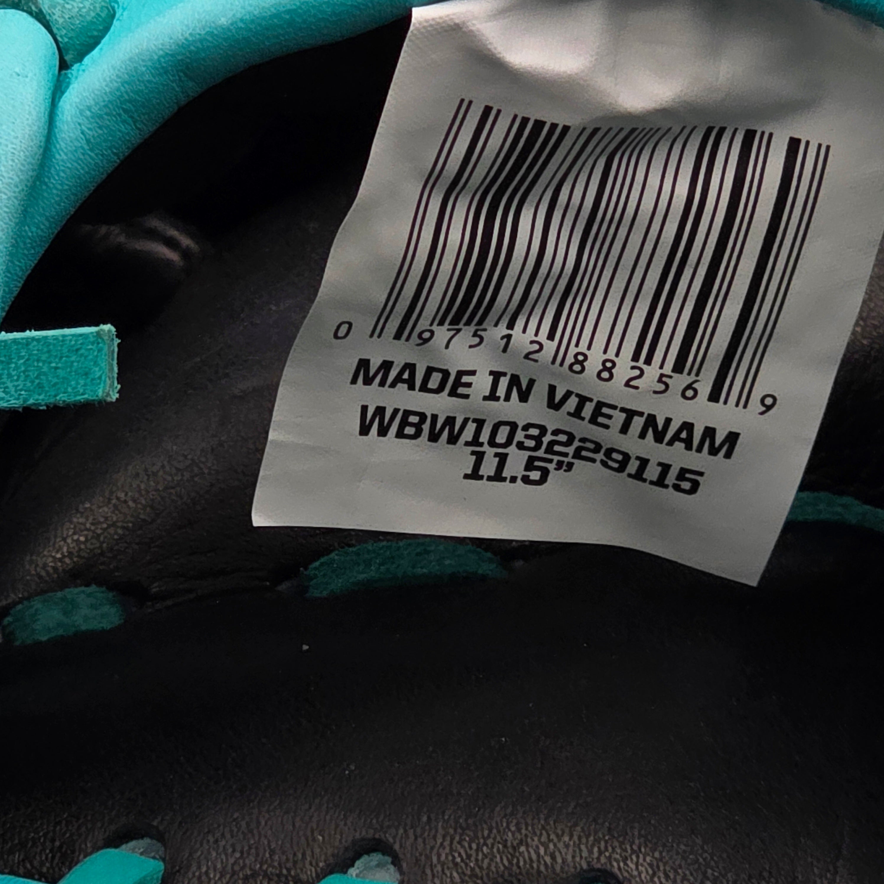 Wilson A2000 1786 "Mahi" 11.5" Infield Baseball Glove (Teal/White)  limited edition